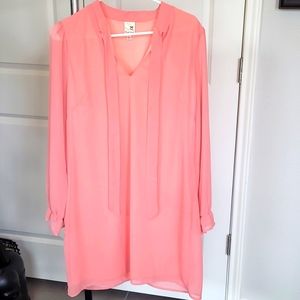 Peach Shift Dress